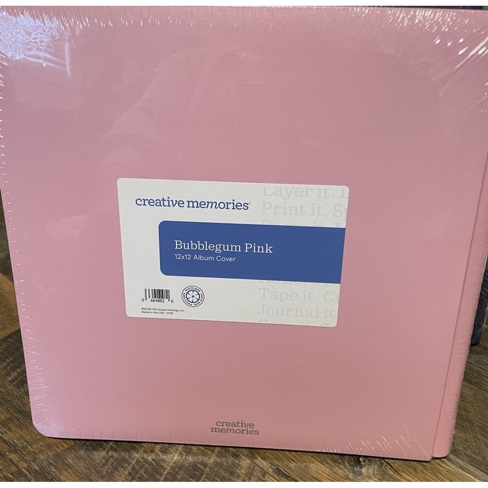 Creative Memories Album Cover True 12X 12" Bubblegum Pink Scrapbook SEALED New